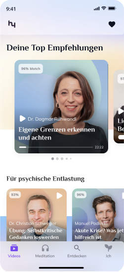 App Screen. Deine Themen, nach deinen persönlichen Bedürfnissen.